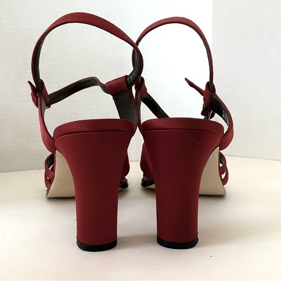 Sam & Libby “Marla” Cabernet Red Formal Heels size 10 — Y2K - Picture 5 of 14